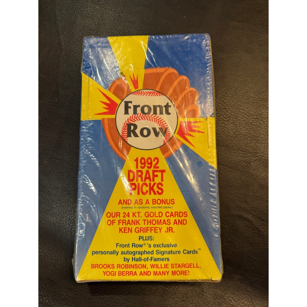 1992 Front Row Draft Picks Baseball Factory Sealed Box Frank Thomas Griffey Jr